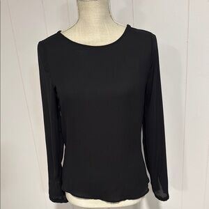 H&M Classic Black Blouse